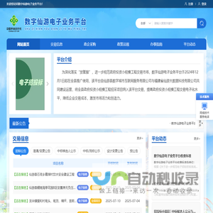 数字仙游电子业务平台